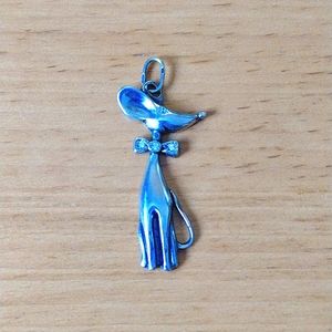 Silver mouse pendant